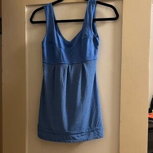 lululemon athletica Blue Tank Top